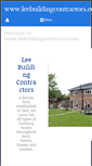 Mobile Screenshot of leebuildingcontractors.com